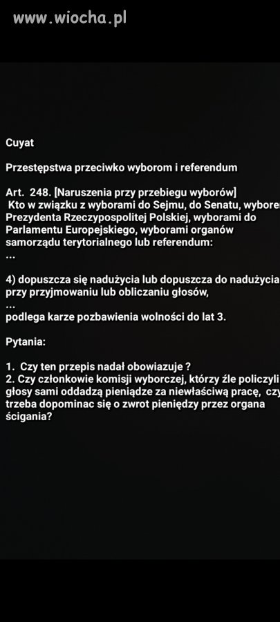 Prawo a wybory