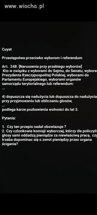 Prawo a wybory