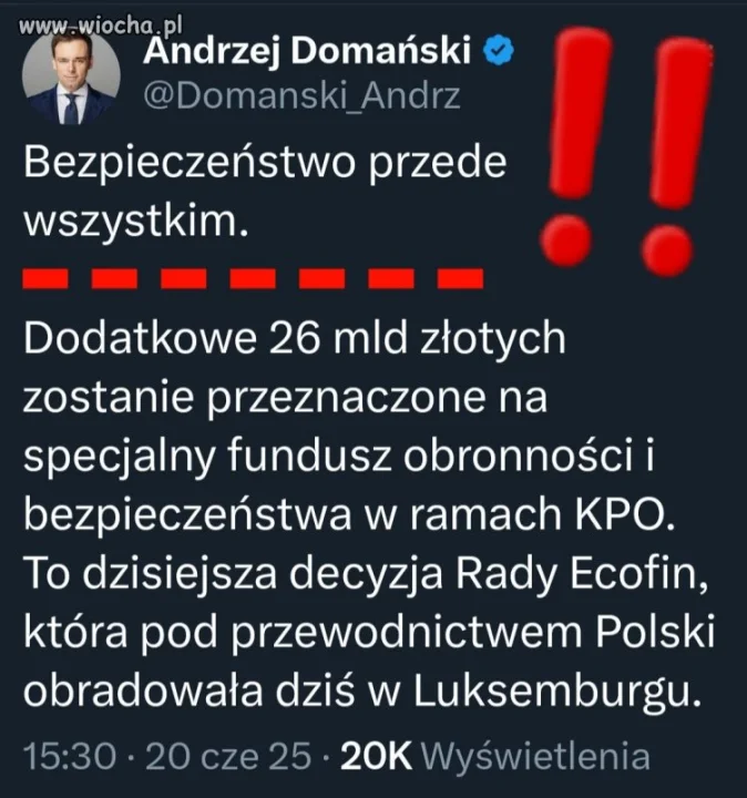 Tak trzymać Panie Ministrze Domański!