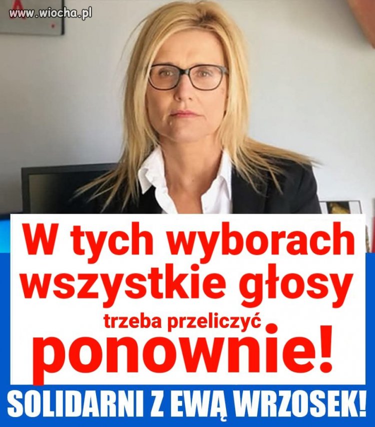 Wybory trzeba powtórzyć Pani Sędzio !