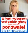 Wybory trzeba powtórzyć Pani Sędzio !