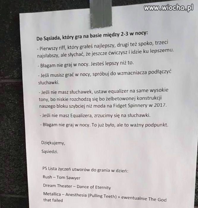 Rozsądny dialog z sąsiadem