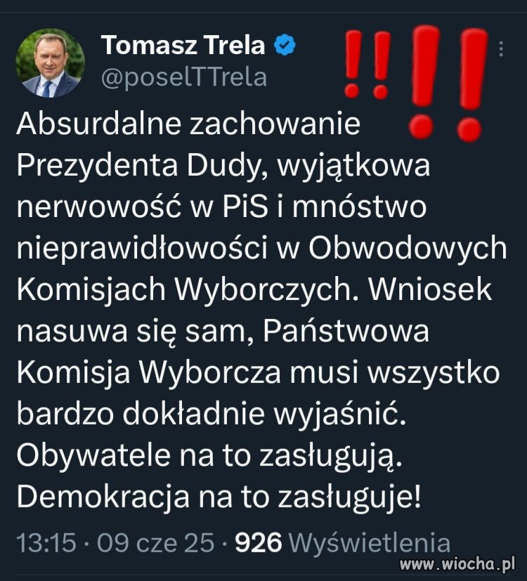 Marciniak za 2 dni przekaże nominację alfonsowi...