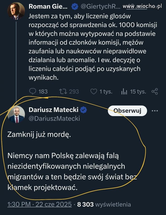 Matecki do celi, tam jest twoje miejsce!