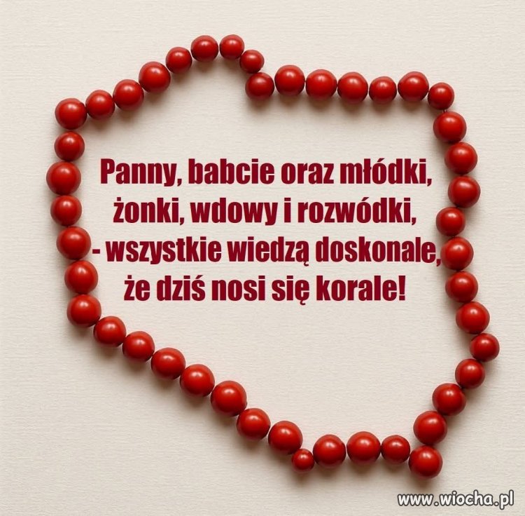 Moda na dziś ...