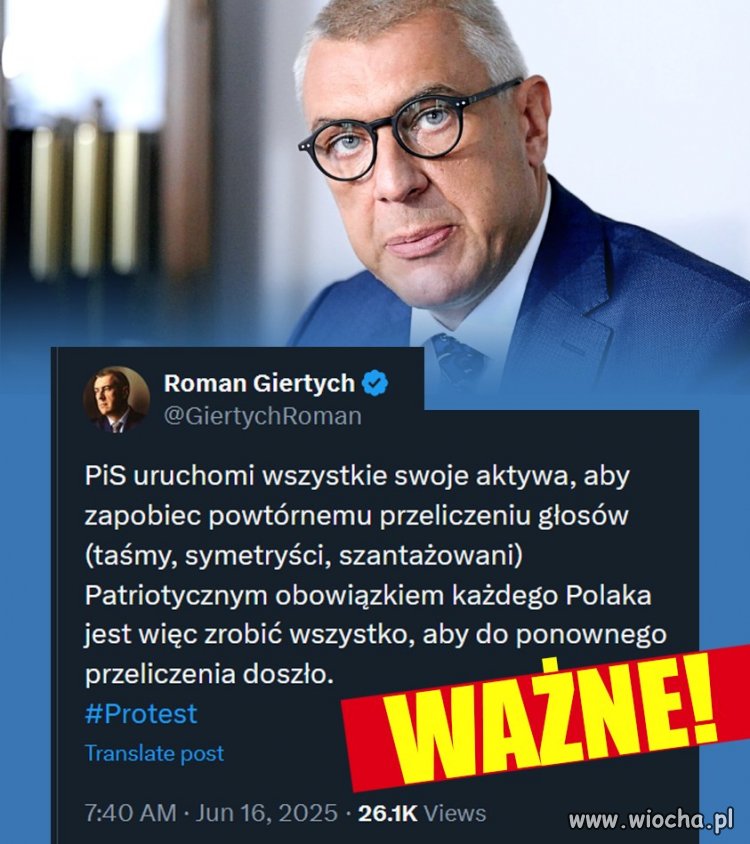 Mamy prawo wiedzieć kto wygrał wybory !