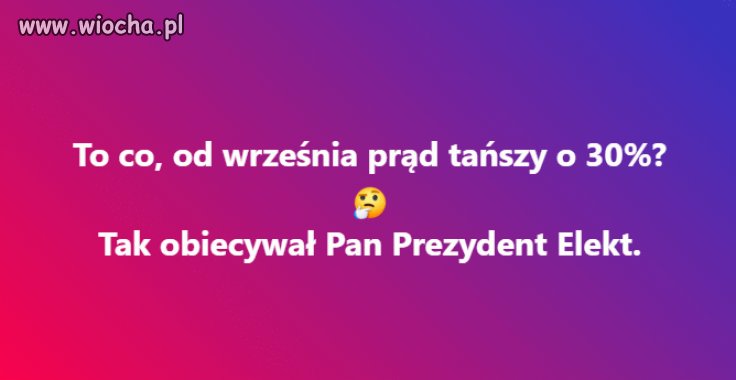 Taaa już to widzę