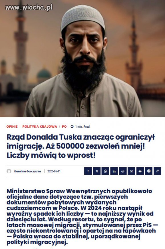Rząd Donalda Tuska skutecznie ograniczył imigrację!