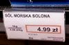 Żeby zwiększyć zawartość soli w soli