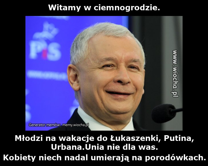 Witamy w ciemnogrodzie.