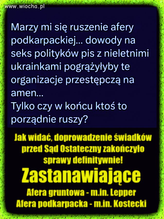 Jakaś dziwna zmowa milczenia w tej sprawie