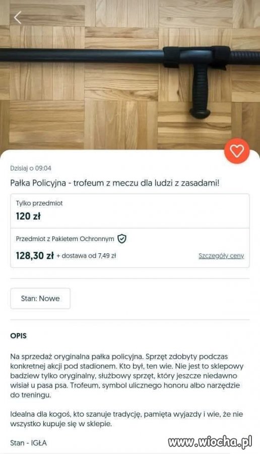 Trofeum z meczu dla ludzi z zasadami