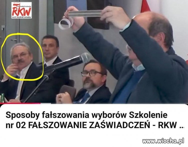 Szkolenie jak dokonać fałszerstwa wyborczego. Prelegent z RM!