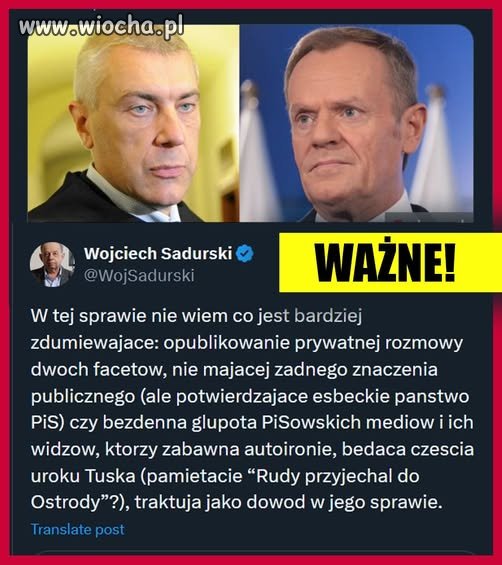 Do patologii pisowskiej nie trafiają żadne...