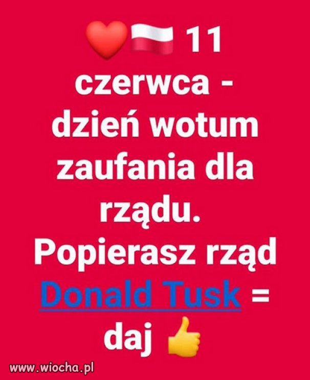 11 czerwca – dzień prawdy. To nie tylko votum zaufania.