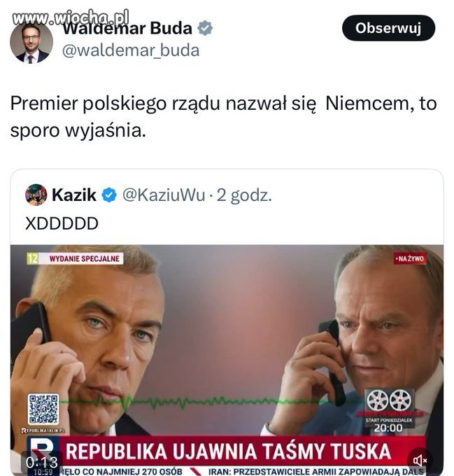 Trzeba być idiotą aby ujawnić nielegalny podsłuch.