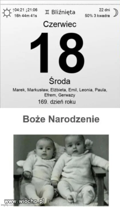 Podobno dzisiaj w kościołach