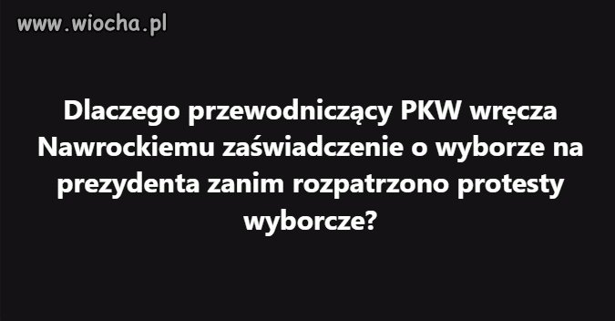 Dobre pytanie