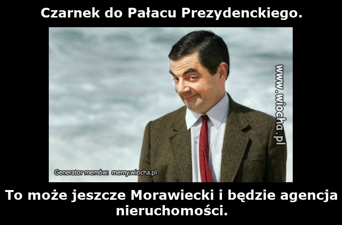Czarnek do Pałacu Prezydenckiego.