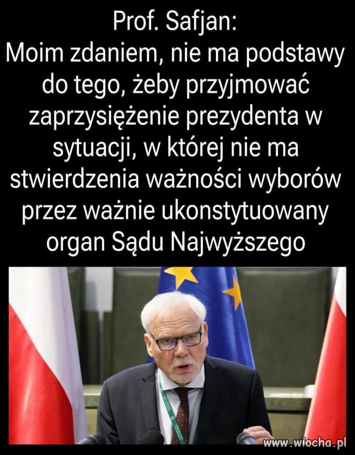 To nie jest uczciwe, ale też przeciw konstytucji