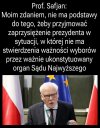 To nie jest uczciwe, ale też przeciw konstytucji