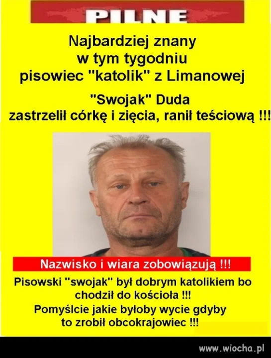 "Swojak" Duda zastrzelił córkę i zięcia, ranił teściową !!!