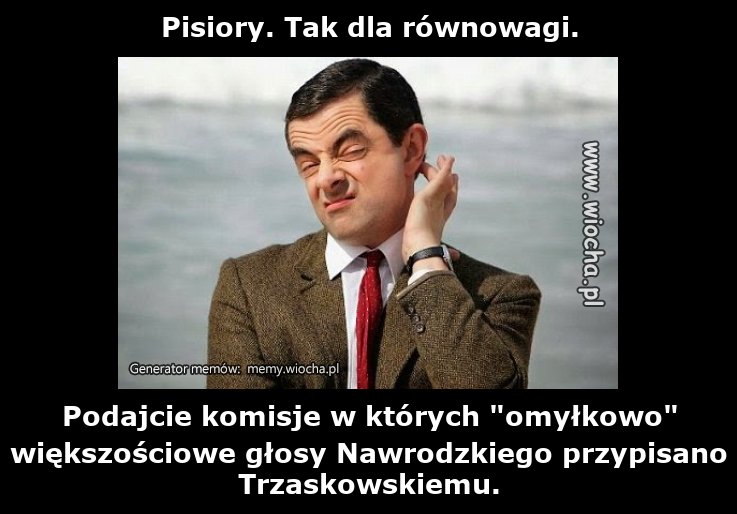 Pisiory. Tak dla równowagi.