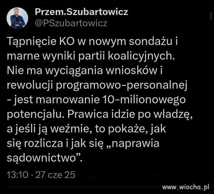 Jak Tusk coś nie zrobi.