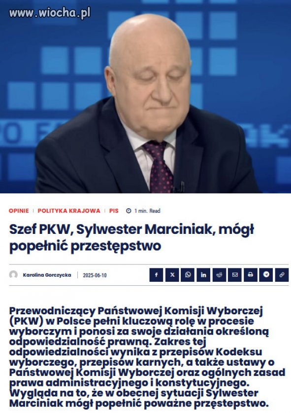 Smutny koniec „kariery”.