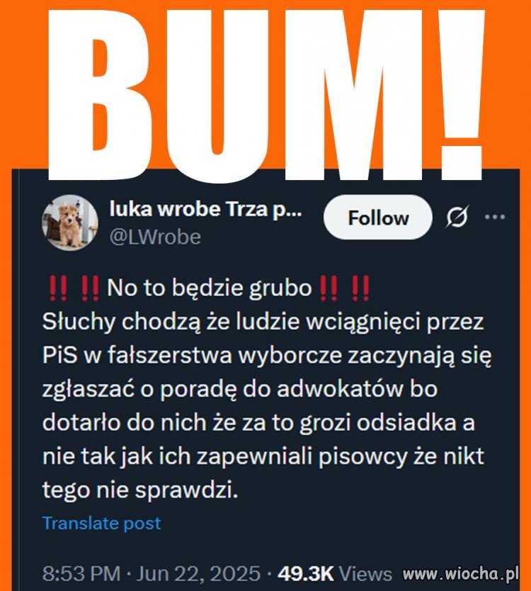 Trzeba bezwzględnie policzyć głosy jeszcze raz !
