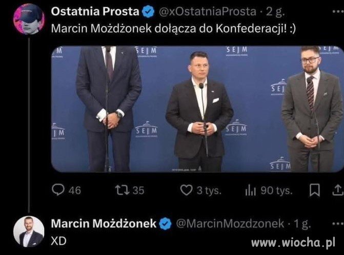 Konfederacja mierzy wysoko