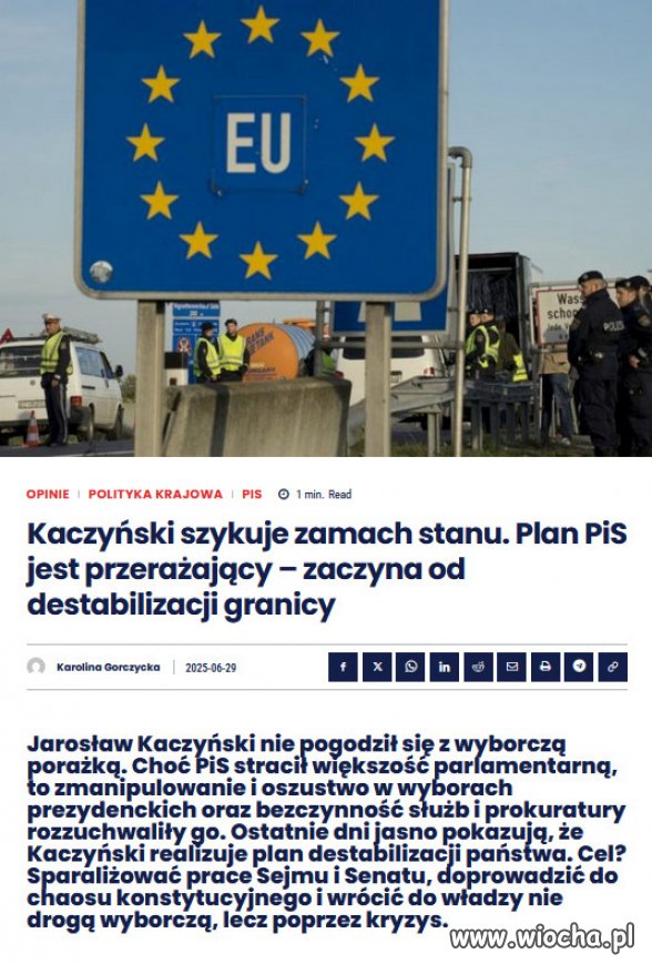 Kaczyński już wyslał PiSJugend Bąkiewicza na granice!