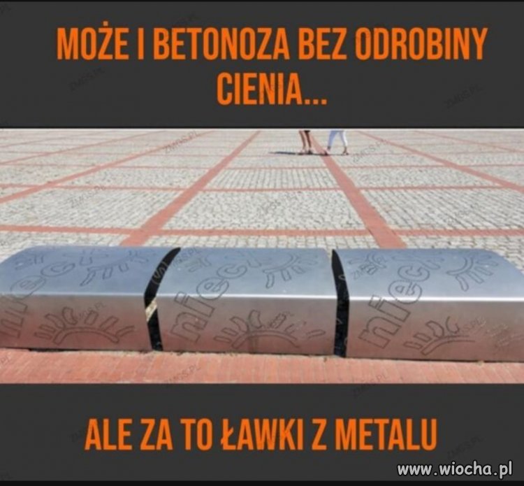 Betonoza, że jajka można smażyć 