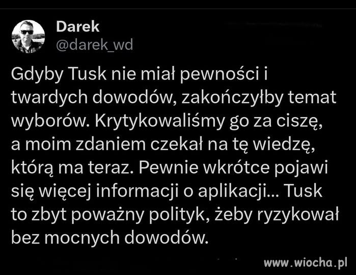 Ta cisza coś znaczy,...