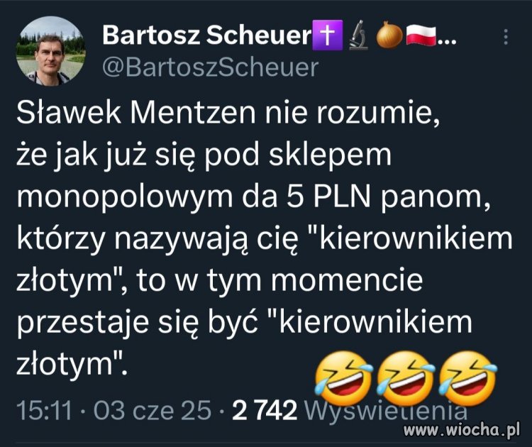 Chyba już zrozumiał, jak bardzo go wydymali ...