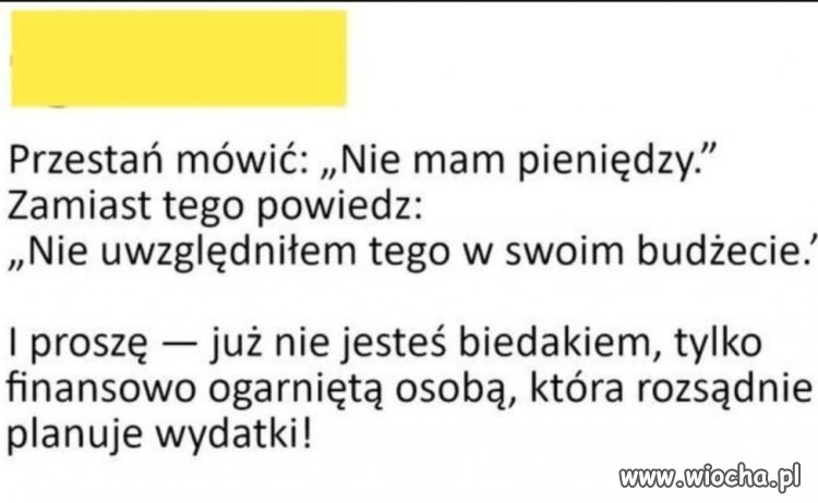 I zwykle bycie biednym 