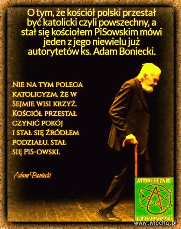 Katolicyzm stał się pisowski