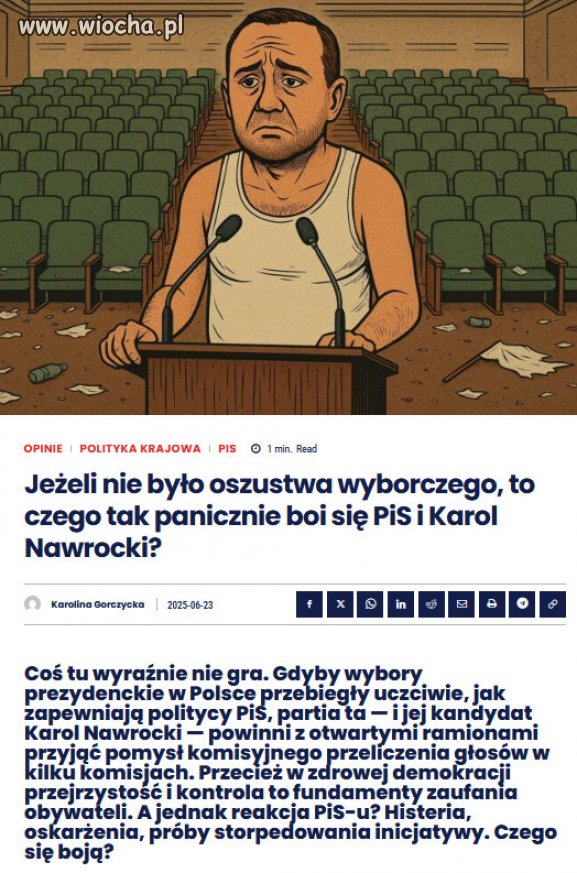 "Na złodzieju czapka gore"...