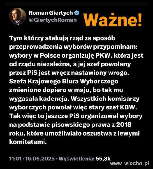 Powstaje pytanie: Czy to już drugie wybory oszukane?