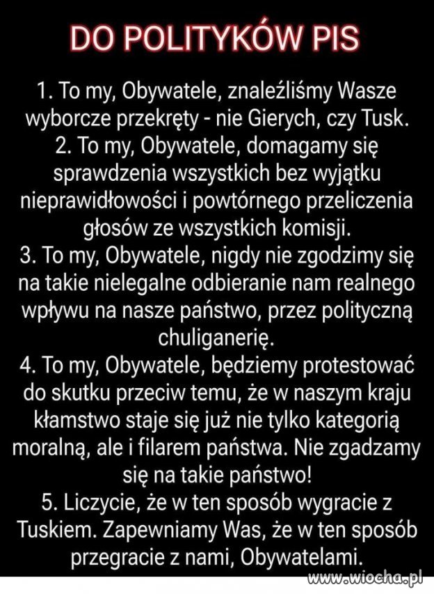 Zróbmy wszystko żeby nigdy do tego nie dopuścić