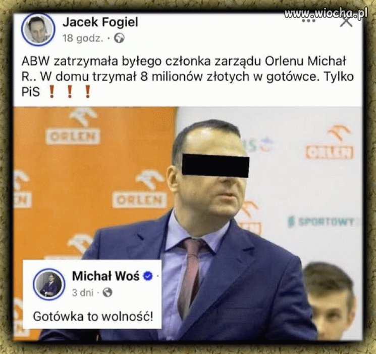 Pewnie na waciki odłożył