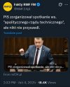 Niech się PiS walnie w te swoje puste łby... 