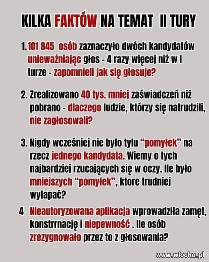 Tego nie wykryje ponowne liczenie głosów !