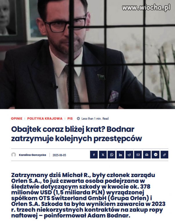 Będziemy rządzić Polską jak Obajtek Pcimiem. - Jarozbaw!