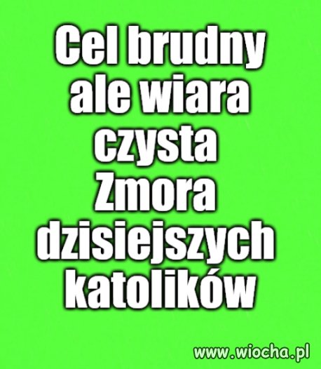 Kaprawym okiem ateisty patrząc ...