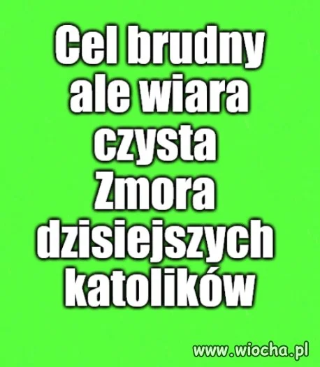 Kaprawym okiem ateisty patrząc ...