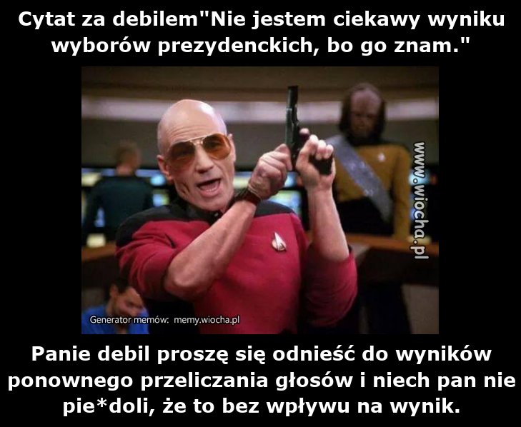 Cytat za debilem.