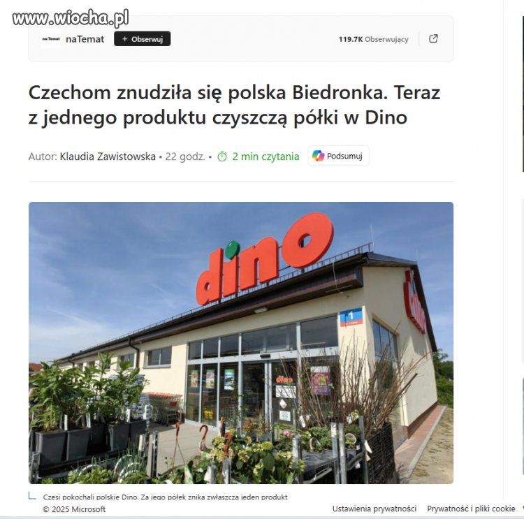 Od kiedy Biedronka jest Polska ? bo Portugalska
