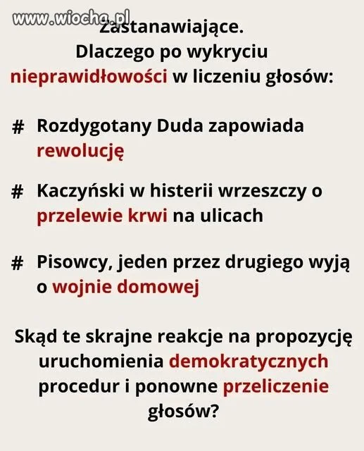 Dlaczego tchórze z PIS...