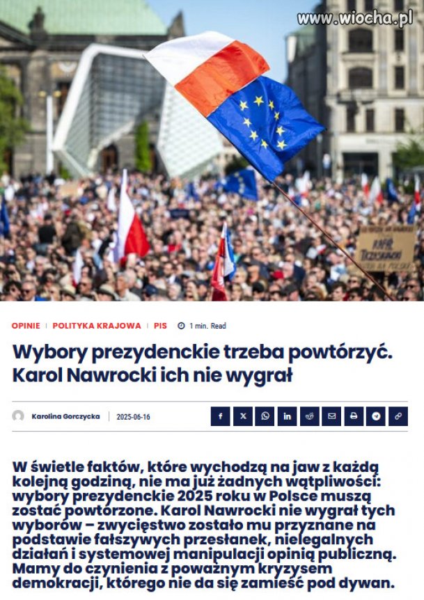 O dwóch takich co ukradli księżyc...i wybory!
